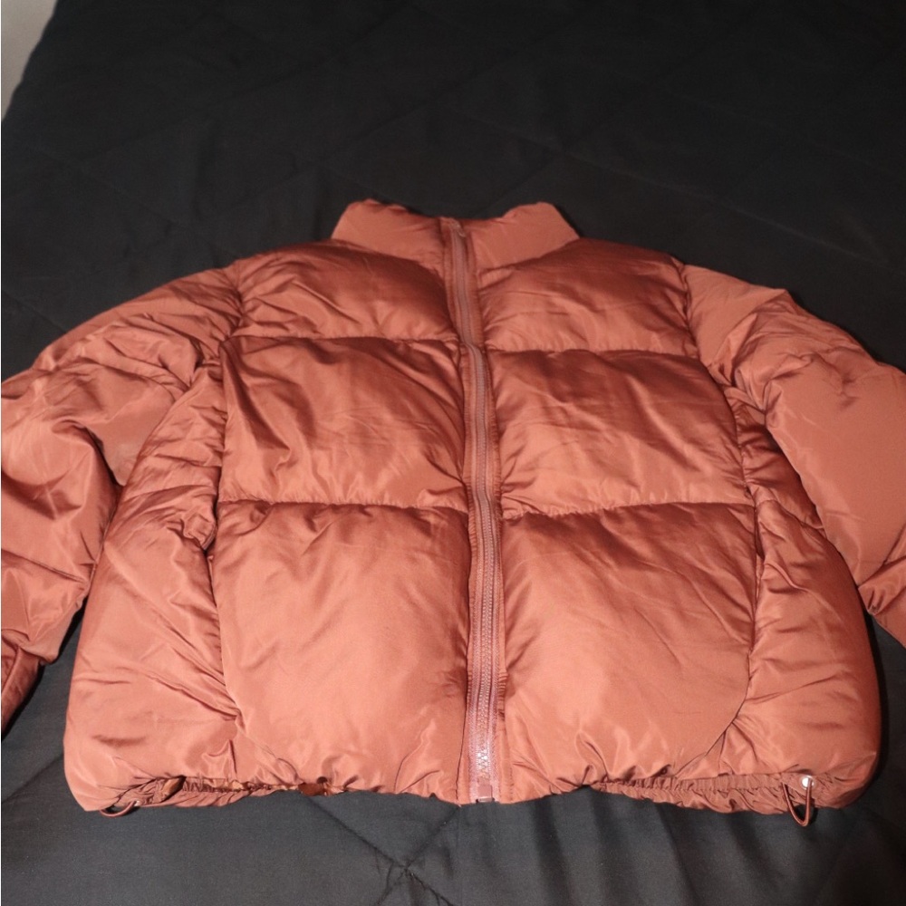 Rust Puffer Jacket